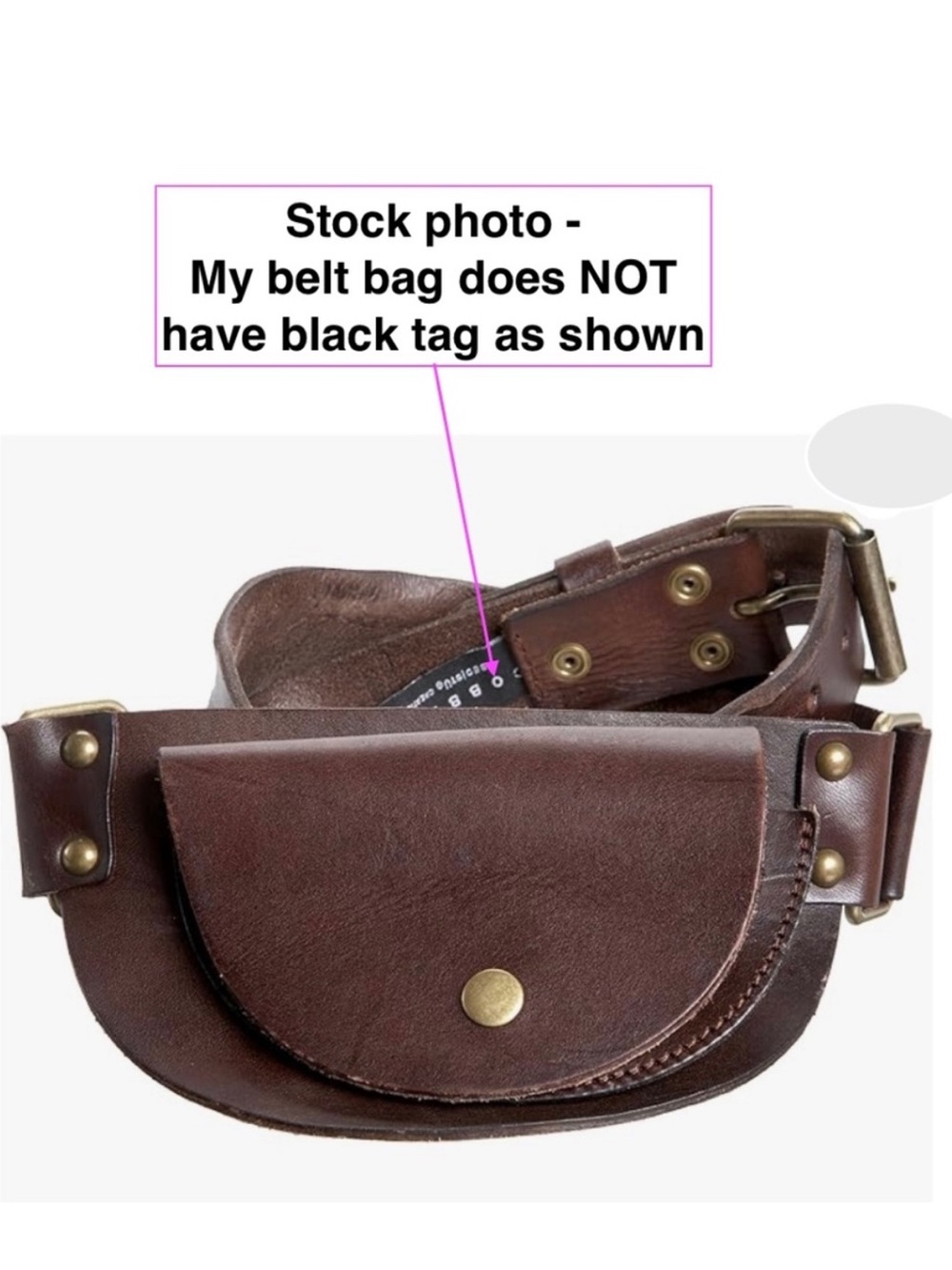 Bed:Stu Leather Belt Bag Coin Pouch Men's Women's Aussie Tisdale Brown sz 34